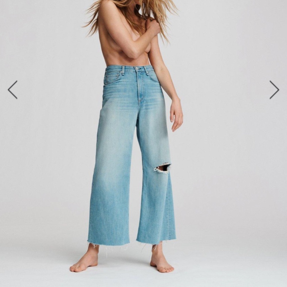 rag & bone ruth super high ankle wide straight